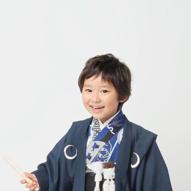 卒園用 小町kids 男児 着物 と 袴 フルセット 貸衣装 レンタル 110cm